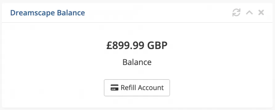 Dreamscape Balance Widget